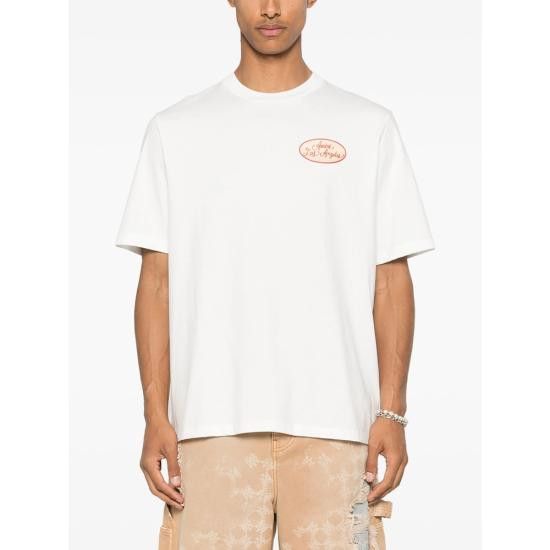 Amiri AMIRI Men T-Shirts AMJYTE1201 IVORY WHITE Size US L / EU 52-54 / 3 - 2 Thumbnail