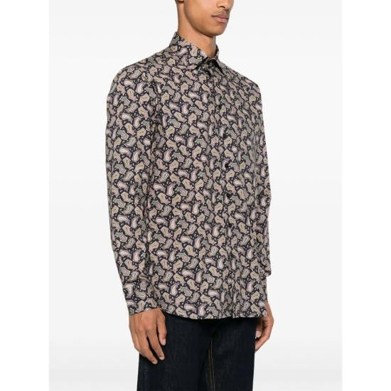 Etro ETRO Men Long Tops 99SA5M4 MRIB0025 X0810 BLUE Size US M / EU 48-50 / 2 - 2 Thumbnail