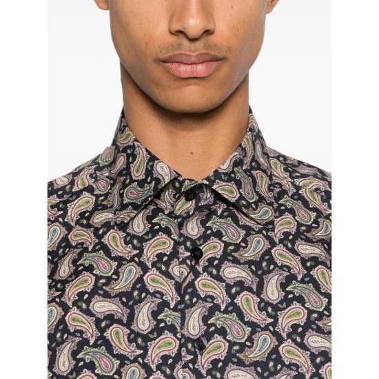Etro ETRO Men Long Tops 99SA5M4 MRIB0025 X0810 BLUE Size US M / EU 48-50 / 2 - 5 Thumbnail
