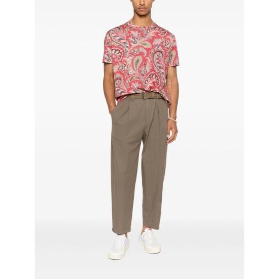 Etro ETRO Men T-Shirts AK928 MRMA0002 X0865 PINK Size US XXL / EU 58 / 5 - 2 Thumbnail