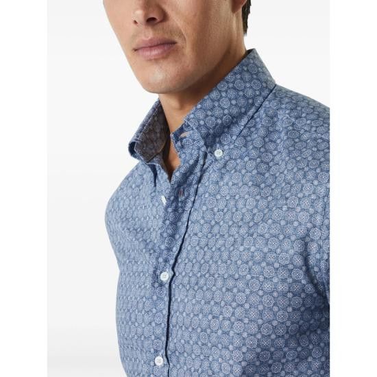 Brunello Cucinelli BRUNELLO CUCINELLI Men Long Tops MM6940038 C004 BLUE Size US M / EU 48-50 / 2 - 5 Thumbnail