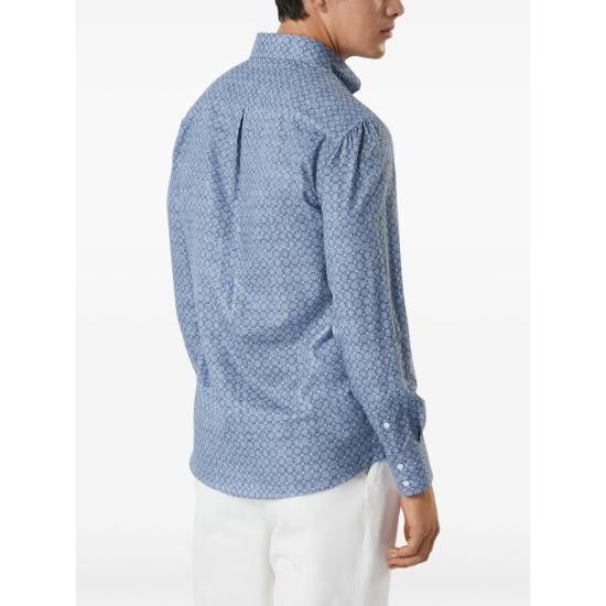 Brunello Cucinelli BRUNELLO CUCINELLI Men Long Tops MM6940038 C004 BLUE Size US M / EU 48-50 / 2 - 2 Thumbnail