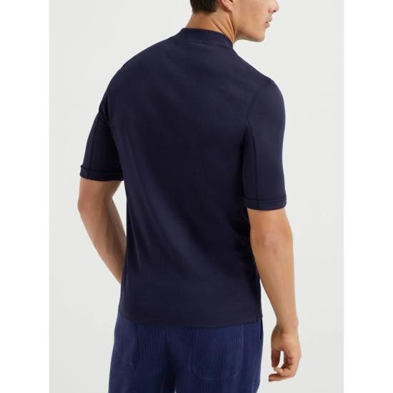 Brunello Cucinelli BRUNELLO CUCINELLI Men T-Shirts M0B131396 C6134 BLUE Size US XS / EU 42 / 0 - 3 Thumbnail