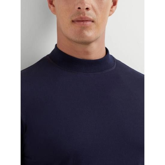 Brunello Cucinelli BRUNELLO CUCINELLI Men T-Shirts M0B131396 C6134 BLUE Size US XL / EU 56 / 4 - 2 Thumbnail