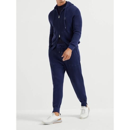 Brunello Cucinelli BRUNELLO CUCINELLI Men T-Shirts M0B131396 C6134 BLUE Size US L / EU 52-54 / 3 - 5 Thumbnail