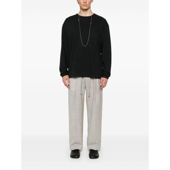 Lemaire LEMAIRE Men T-Shirts TO1340 LJ1010 BK995 BLACK Size US XL / EU 56 / 4 - 4 Thumbnail