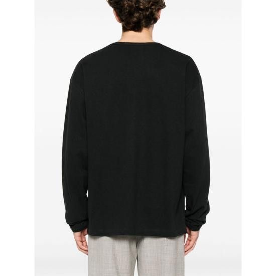 Lemaire LEMAIRE Men T-Shirts TO1340 LJ1010 BK995 BLACK Size US XL / EU 56 / 4 - 2 Thumbnail