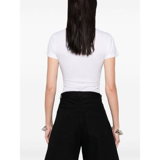 Alaia ALAIA Women Tops AA9B0354J065A 000 WHITE Size S / US 4 / IT 40 - 2 Thumbnail