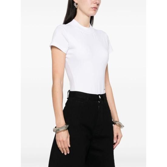 Alaia ALAIA Women Tops AA9B0354J065A 000 WHITE Size M / US 6-8 / IT 42-44 - 5 Thumbnail