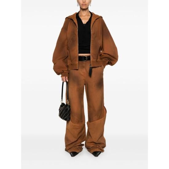 The Attico THE ATTICO Women Jackets 248WCB66 D088 730 BROWN Size S / US 4 / IT 40 - 5 Thumbnail