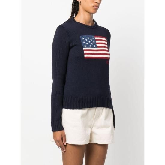 Ralph Lauren RALPH LAUREN Women Jackets 211896939001 NAVY BLUE Size L / US 10 / IT 46 - 3 Thumbnail