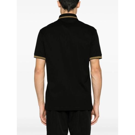 Versace VERSACE Men Polo Shirts 1A09860 1013910 1B000 BLACK Size US L / EU 52-54 / 3 - 2 Thumbnail