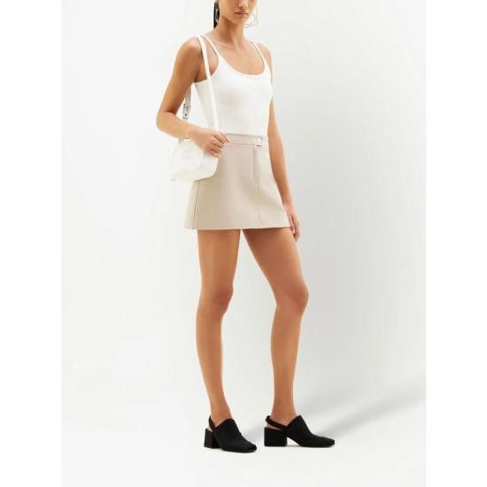 Courreges COURREGES Women Tops PERMDE012FI 0001 0001 WHITE Size S / US 4 / IT 40 - 2 Thumbnail
