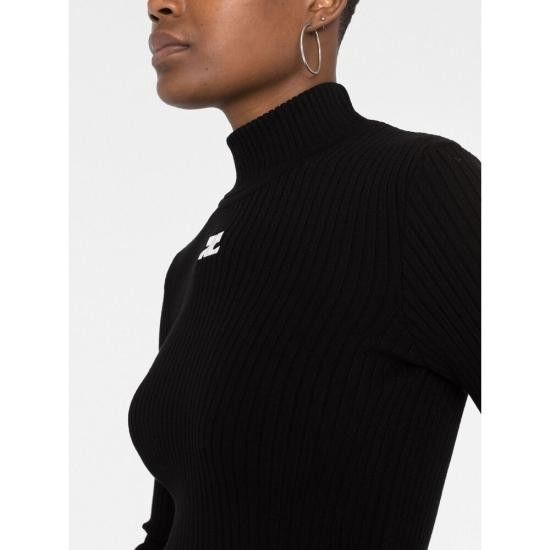 Courreges COURREGES Women Jackets PERMPU022FI 0001 9999 BLACK Size XS / US 0-2 / IT 36-38 - 2 Thumbnail