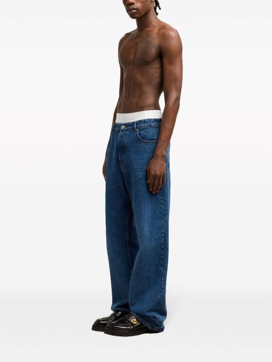 AMI AMI Men Denim Pants HTR450 DE0031480 Blue Size US 34 / EU 50 - 6 Thumbnail