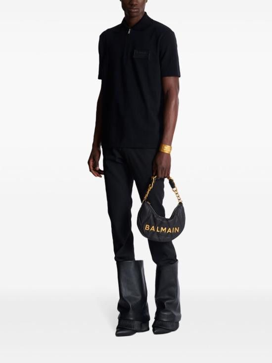 Balmain BALMAIN Men T-Shirts EH1GC027BC92 0PA Black Size US XL / EU 56 / 4 - 5 Thumbnail