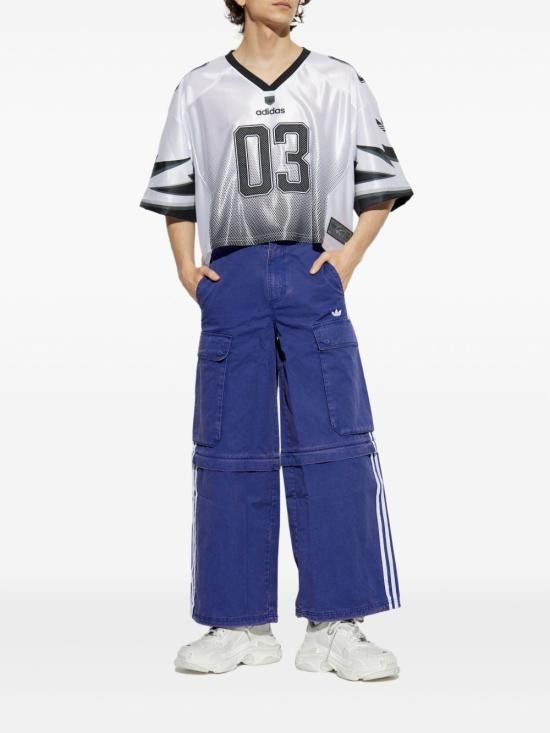 Adidas ADIDAS Men Straight Pants JY6294 CARGOPANTSNINDIG Blue Size US 30 / EU 46 - 6 Thumbnail