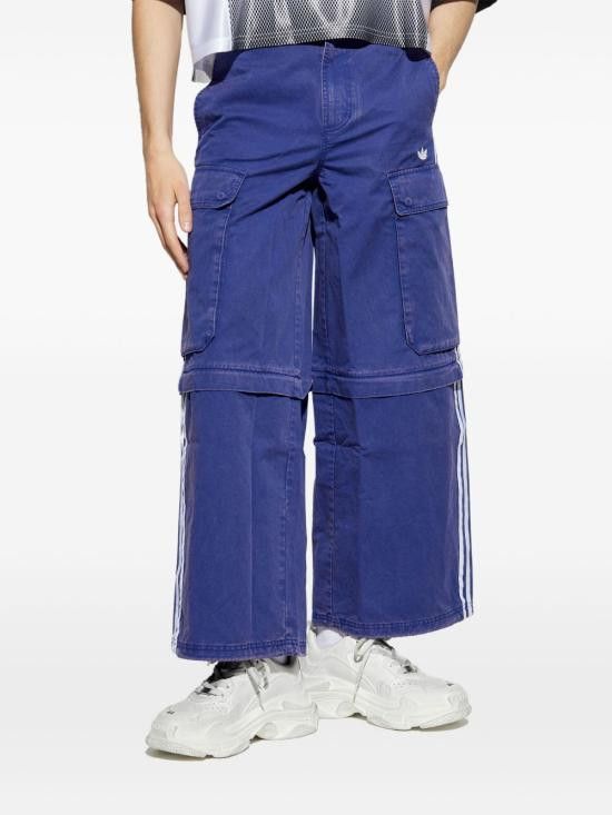 Adidas ADIDAS Men Straight Pants JY6294 CARGOPANTSNINDIG Blue Size US 30 / EU 46 - 4 Thumbnail