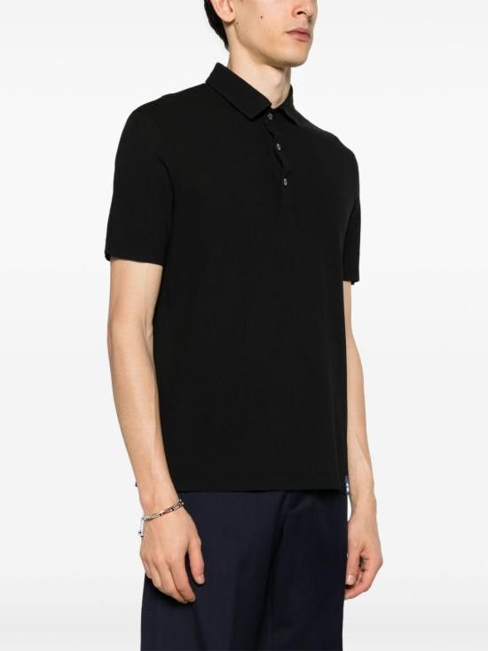 Drumohr DRUMOHR Men T-Shirts DTJ202B 690 Black Size US XL / EU 56 / 4 - 2 Thumbnail