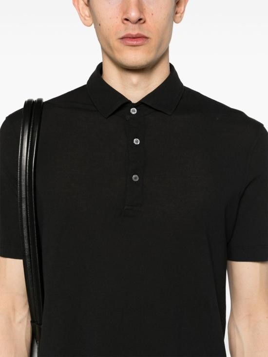Drumohr DRUMOHR Men T-Shirts DTJ202B 690 Black Size US XL / EU 56 / 4 - 5 Thumbnail