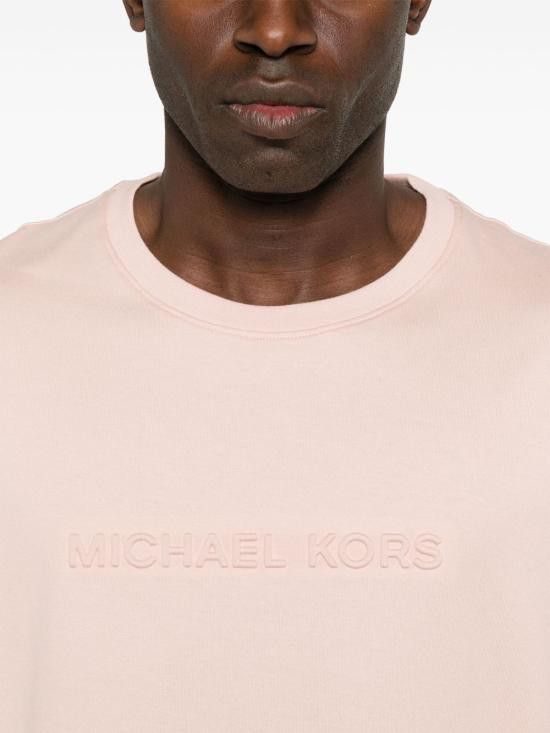 Michael Kors MICHAEL KORS Men T-Shirts CF4529HIV2 674 Pink Size US XL / EU 56 / 4 - 2 Thumbnail