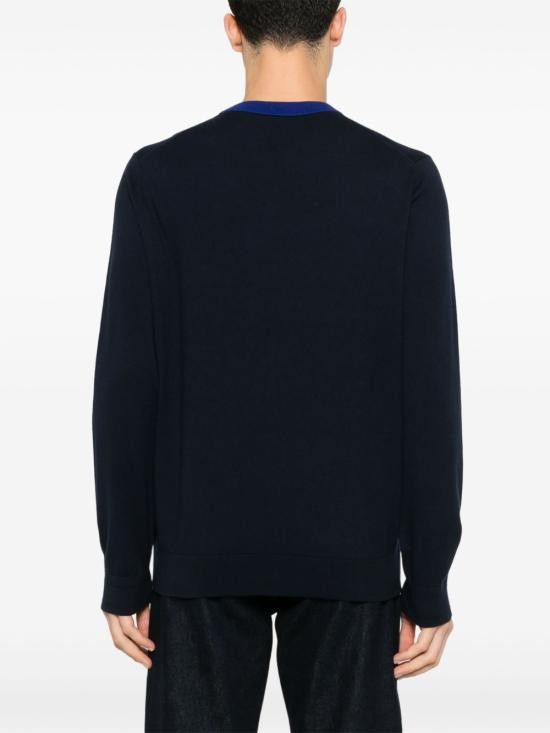 Paul Smith PAUL SMITH Men Sweater M1R626Y P0267649 Blue Size US XL / EU 56 / 4 - 2 Thumbnail