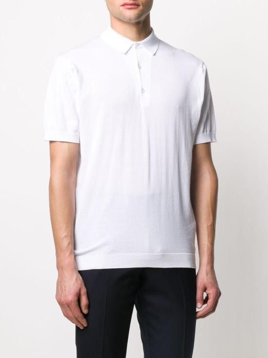 John Smedley JOHN SMEDLEY Men T-Shirts ADRIAN WHITE White Size US L / EU 52-54 / 3 - 4 Thumbnail