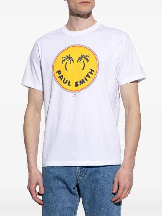 Paul Smith PAUL SMITH Men T-Shirts M2R011R PP513301 White Size US XL / EU 56 / 4 - 3 Thumbnail