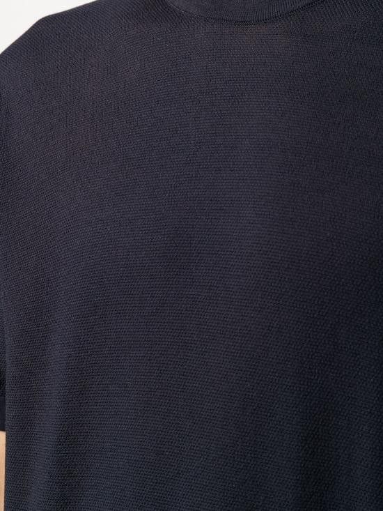 John Smedley JOHN SMEDLEY Men T-Shirts PARK NAVY Blue Size US M / EU 48-50 / 2 - 2 Thumbnail
