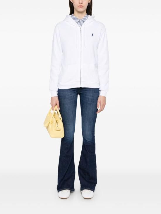 Polo Ralph Lauren POLO RALPH LAUREN Women Hoodies 211 935584 008 White Size S / US 4 / IT 40 - 2 Thumbnail