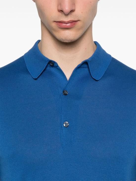 John Smedley JOHN SMEDLEY Men T-Shirts ADRIAN PACIFIC Blue Size US XXL / EU 58 / 5 - 4 Thumbnail