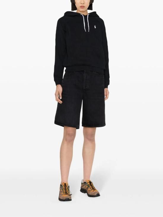 Polo Ralph Lauren POLO RALPH LAUREN Women Hoodies 211 943007 003 Black Size S / US 4 / IT 40 - 2 Thumbnail