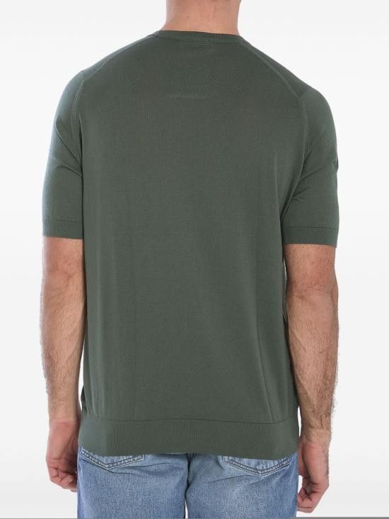 John Smedley JOHN SMEDLEY Men T-Shirts KEMPTON PALM Green Size US M / EU 48-50 / 2 - 2 Thumbnail