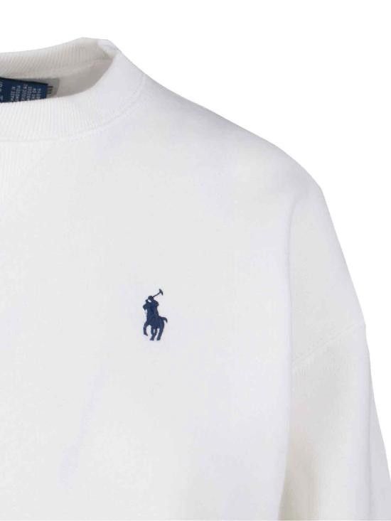 Polo Ralph Lauren POLO RALPH LAUREN Women Hoodies 211 943006 001 White Size S / US 4 / IT 40 - 3 Thumbnail