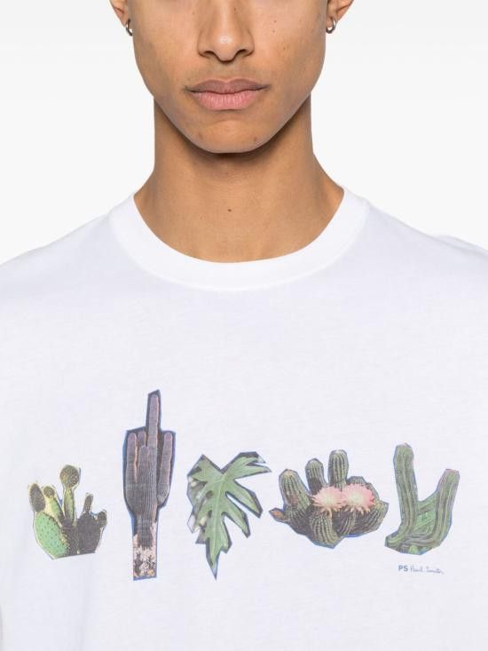 Paul Smith PAUL SMITH Men T-Shirts M2R011R PP507501 White Size US M / EU 48-50 / 2 - 4 Thumbnail