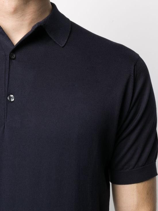 John Smedley JOHN SMEDLEY Men T-Shirts ADRIAN NAVY Blue Size US XXL / EU 58 / 5 - 2 Thumbnail