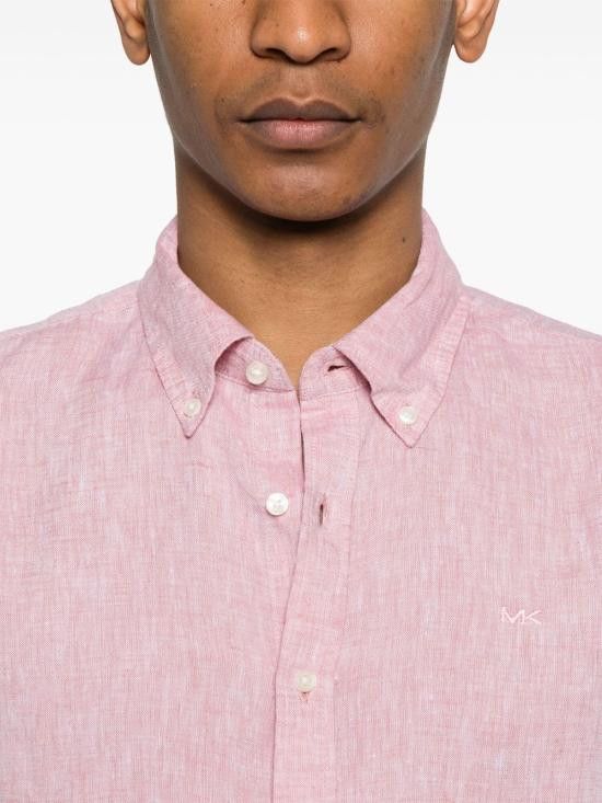 Michael Kors MICHAEL KORS Men Long Tops CS4400H4YT 663 Pink Size US L / EU 52-54 / 3 - 5 Thumbnail