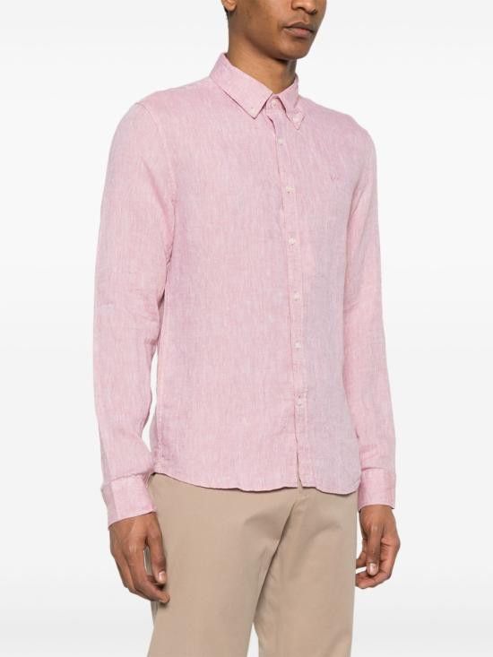 シャツ MICHAEL KORS Men Long Tops CS4400H4YT 663 Pink MICHAEL KORS Men Long Tops CS4400H4YT 663 Pink