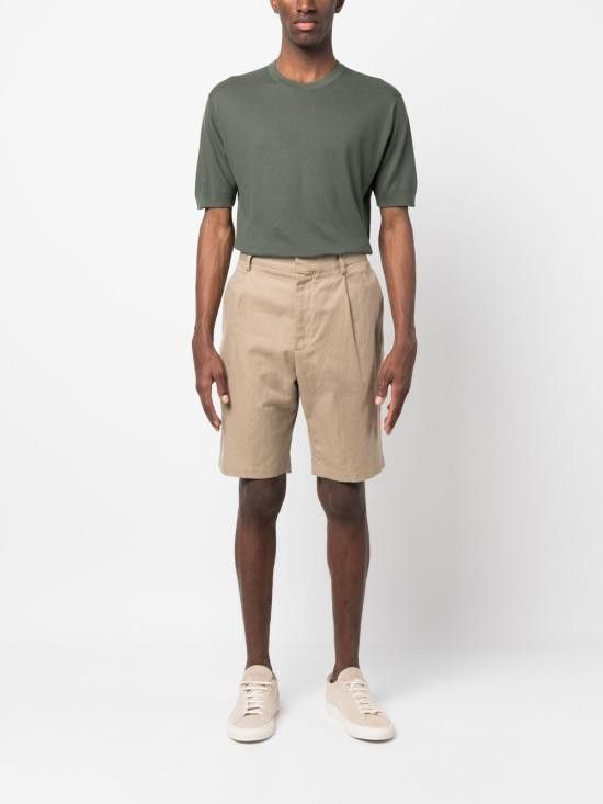 John Smedley JOHN SMEDLEY Men T-Shirts PARK PALM Green Size US M / EU 48-50 / 2 - 3 Thumbnail
