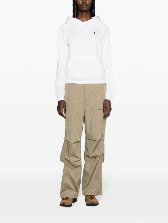 Polo Ralph Lauren POLO RALPH LAUREN Women Hoodies 211 943007 001 White Size M / US 6-8 / IT 42-44 - 4 Thumbnail