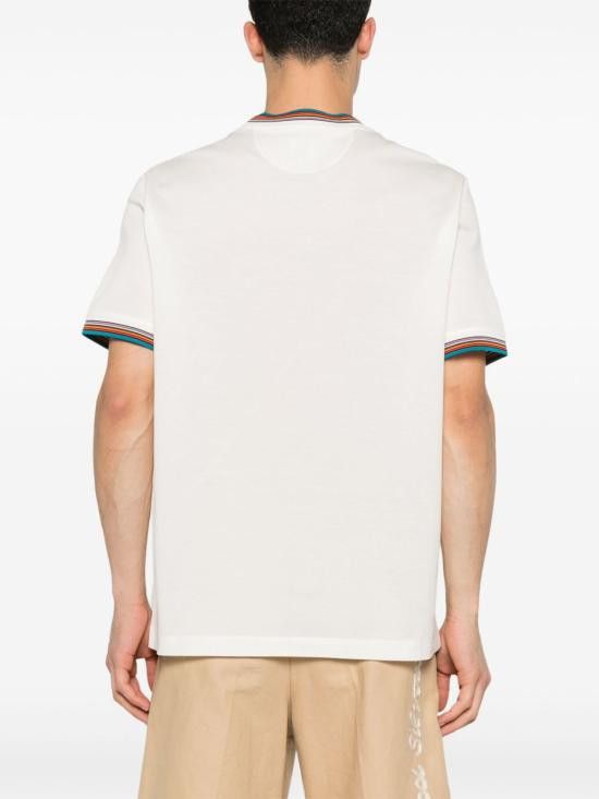 Paul Smith PAUL SMITH Men T-Shirts M1R112Y P0008901 White Size US XL / EU 56 / 4 - 2 Thumbnail