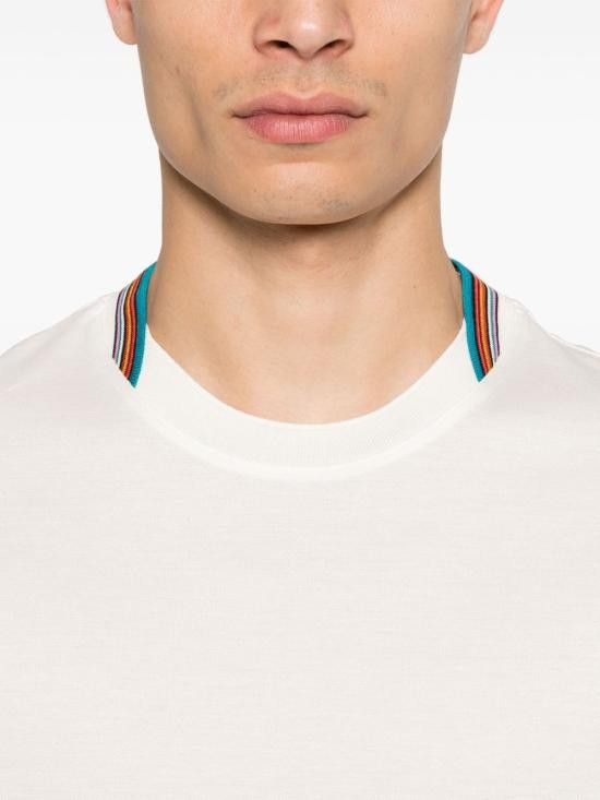 Paul Smith PAUL SMITH Men T-Shirts M1R112Y P0008901 White Size US XL / EU 56 / 4 - 3 Thumbnail