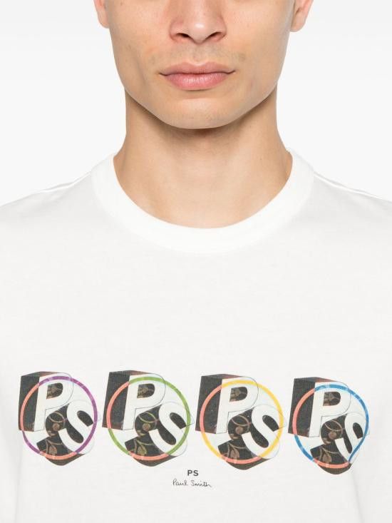 Paul Smith PAUL SMITH Men T-Shirts M2R220X PP512002 White Size US XL / EU 56 / 4 - 4 Thumbnail
