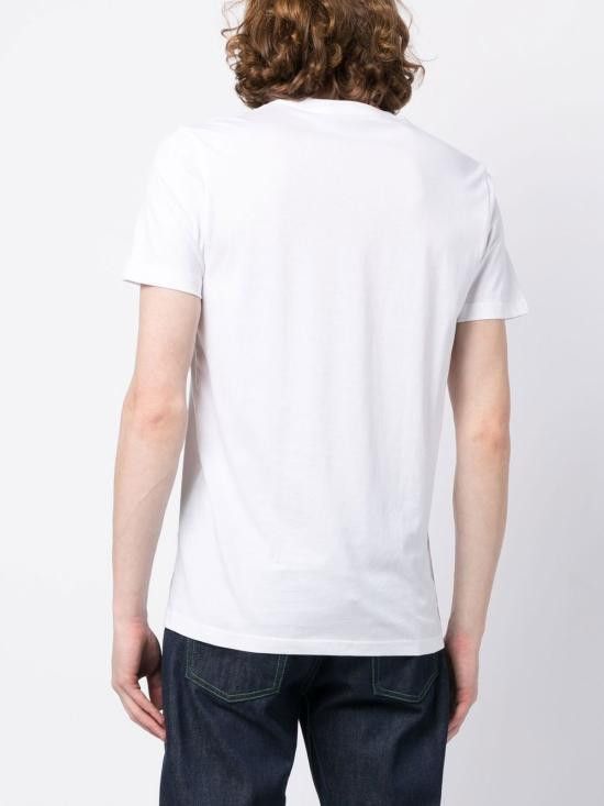 Paul Smith PAUL SMITH Men T-Shirts M2R010R KZEBRA01 White Size US XXL / EU 58 / 5 - 4 Thumbnail