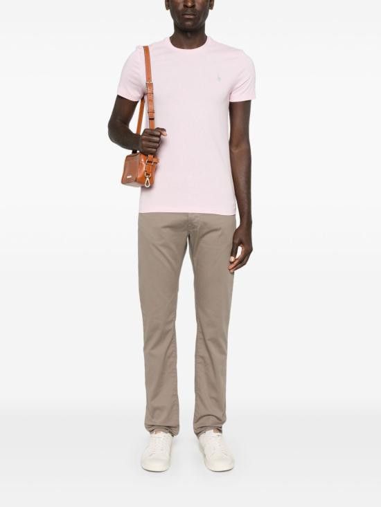 Ralph Lauren RALPH LAUREN Men T-Shirts 710671438 417 Pink Size US L / EU 52-54 / 3 - 3 Thumbnail