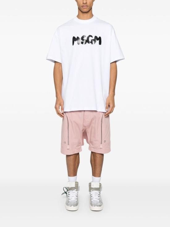MSGM MSGM Men T-Shirts 3840MM105 25700201 White Size US M / EU 48-50 / 2 - 4 Thumbnail