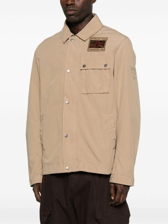 Barbour BARBOUR Men Jacket MCA0976 BE51 Beige Size US XL / EU 56 / 4 - 2 Thumbnail