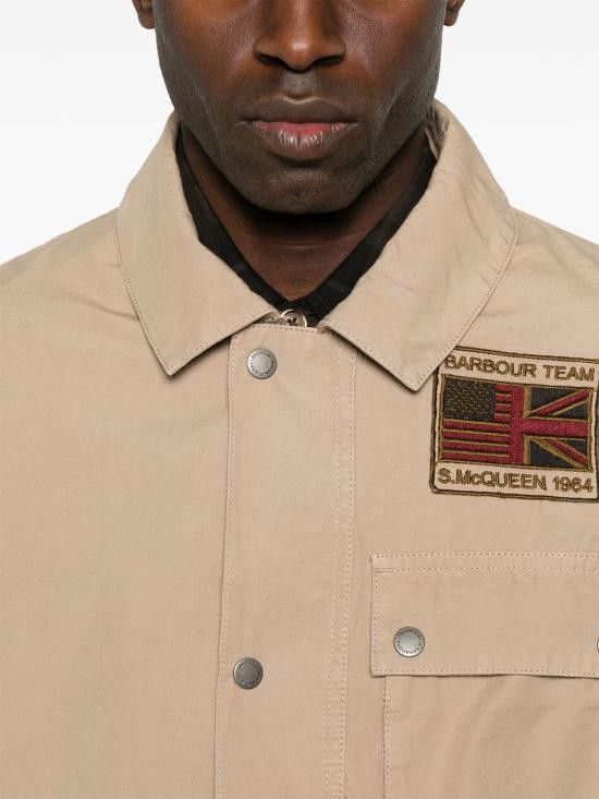 Barbour BARBOUR Men Jacket MCA0976 BE51 Beige Size US XL / EU 56 / 4 - 4 Thumbnail