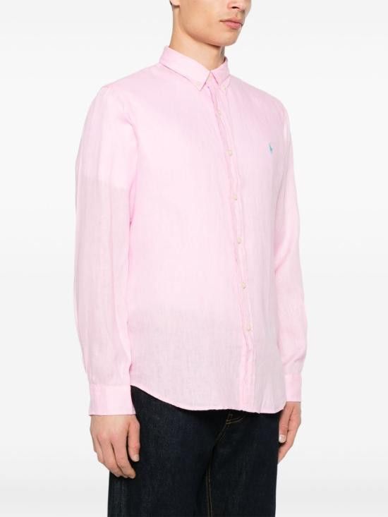 Ralph Lauren RALPH LAUREN Men Long Tops 710968915 002 Pink Size US XXL / EU 58 / 5 - 2 Thumbnail
