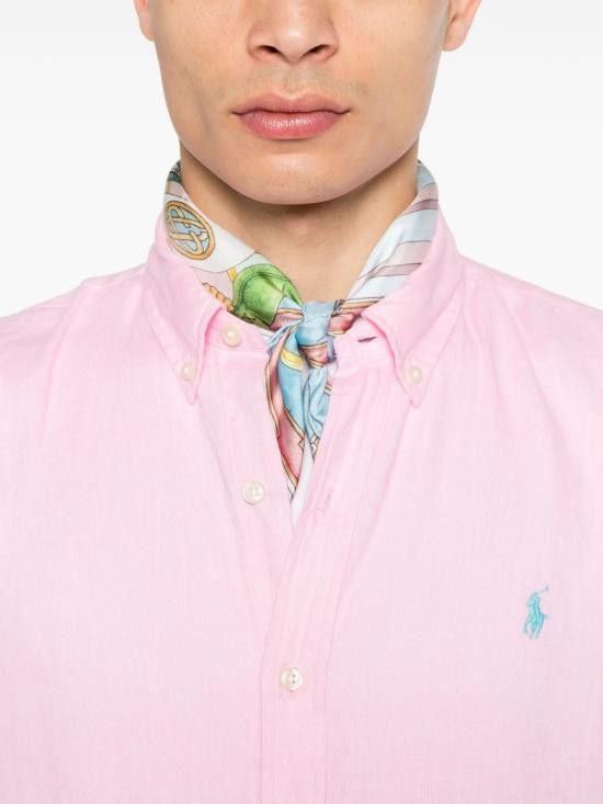 Ralph Lauren RALPH LAUREN Men Long Tops 710968915 002 Pink Size US XXL / EU 58 / 5 - 4 Thumbnail